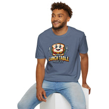 Load image into Gallery viewer, The Lunch Table Podcastatx Unisex Softstyle T-Shirt (heather red)