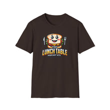 Load image into Gallery viewer, The Lunch Table Podcastatx Unisex Softstyle T-Shirt (heather red)