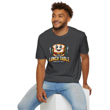 Load image into Gallery viewer, The Lunch Table Podcastatx Unisex Softstyle T-Shirt (heather red)
