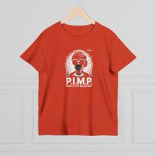 Load image into Gallery viewer, P.I.M.P. (Pain Is My Passport) Women’s Maple Tee