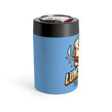 Load image into Gallery viewer, The Lunch Table Podcastatx Can Holder (light blue)