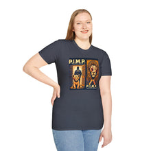 Load image into Gallery viewer, P.I.M.P. (Pain Is My Passport) Unisex Softstyle T-Shirt (lion)