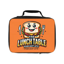 Load image into Gallery viewer, The Lunch Table Podcastatx Lunch Bag (orange)