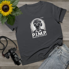 Load image into Gallery viewer, P.I.M.P. (Pain Is My Passport) Women’s Maple Tee