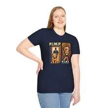Load image into Gallery viewer, P.I.M.P. (Pain Is My Passport) Unisex Softstyle T-Shirt (lion)
