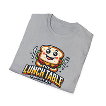 Load image into Gallery viewer, The Lunch Table Podcastatx Unisex Softstyle T-Shirt (heather red)