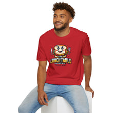 Load image into Gallery viewer, The Lunch Table Podcastatx Unisex Softstyle T-Shirt (heather red)