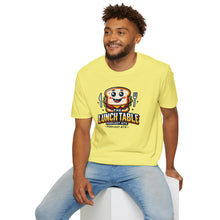 Load image into Gallery viewer, The Lunch Table Podcastatx Unisex Softstyle T-Shirt (heather red)