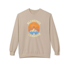 Load image into Gallery viewer, "Blessings & Lessons" Unisex Midweight Softstyle Fleece Crewneck Sweatshirt