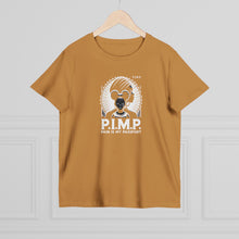 Load image into Gallery viewer, P.I.M.P. (Pain Is My Passport) Women’s Maple Tee