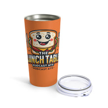 Load image into Gallery viewer, The Lunch Table Podcastatx Tumbler 20oz (orange)
