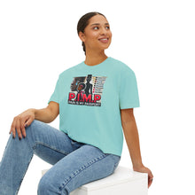 Load image into Gallery viewer, P.I.M.P. (Pain Is My Passport) Women's Boxy Tee
