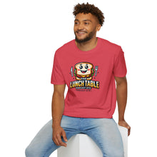 Load image into Gallery viewer, The Lunch Table Podcastatx Unisex Softstyle T-Shirt (heather red)