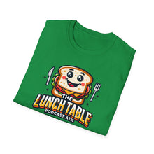 Load image into Gallery viewer, The Lunch Table Podcastatx Unisex Softstyle T-Shirt (heather red)
