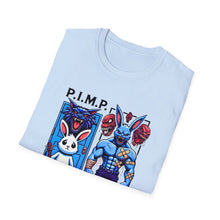 Load image into Gallery viewer, P.I.M.P. (Pain Is My Passport) Unisex Softstyle T-Shirt (mad bunny)