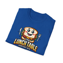Load image into Gallery viewer, The Lunch Table Podcastatx Unisex Softstyle T-Shirt (heather red)
