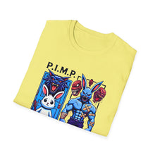 Load image into Gallery viewer, P.I.M.P. (Pain Is My Passport) Unisex Softstyle T-Shirt (mad bunny)