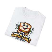Load image into Gallery viewer, The Lunch Table Podcastatx Unisex Softstyle T-Shirt (heather red)
