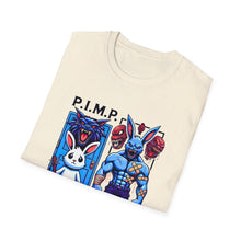 Load image into Gallery viewer, P.I.M.P. (Pain Is My Passport) Unisex Softstyle T-Shirt (mad bunny)