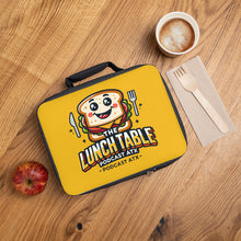 Load image into Gallery viewer, The Lunch Table Podcastatx Lunch Bag (gold)