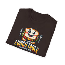 Load image into Gallery viewer, The Lunch Table Podcastatx Unisex Softstyle T-Shirt (heather red)