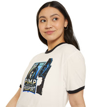 Load image into Gallery viewer, P.I.M.P. (Pain Is My Passport) Unisex Cotton Ringer T-Shirt