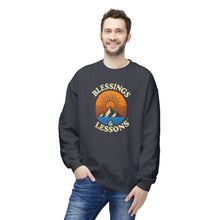 Load image into Gallery viewer, "Blessings & Lessons" Unisex Midweight Softstyle Fleece Crewneck Sweatshirt