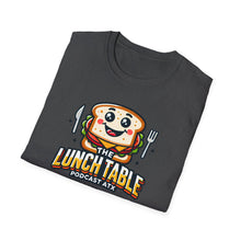 Load image into Gallery viewer, The Lunch Table Podcastatx Unisex Softstyle T-Shirt (heather red)