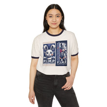 Load image into Gallery viewer, P.I.M.P. (Pain Is My Passport) Unisex Cotton Ringer T-Shirt