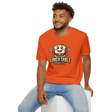 Load image into Gallery viewer, The Lunch Table Podcastatx Unisex Softstyle T-Shirt (heather red)