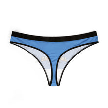 Load image into Gallery viewer, The Lunch Table Podcastatx Women's Thongs (light blue)