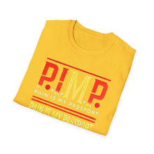 Load image into Gallery viewer, P.I.M.P. (Pain Is My Passport) Unisex Softstyle T-Shirt