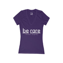 Load image into Gallery viewer, Women's "berare" Jersey Short Sleeve Deep V-Neck Tee