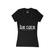 Load image into Gallery viewer, Women's "berare" Jersey Short Sleeve Deep V-Neck Tee