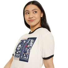 Load image into Gallery viewer, P.I.M.P. (Pain Is My Passport) Unisex Cotton Ringer T-Shirt
