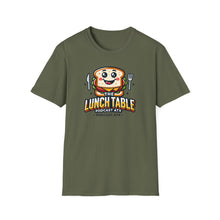 Load image into Gallery viewer, The Lunch Table Podcastatx Unisex Softstyle T-Shirt (heather red)
