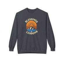 Load image into Gallery viewer, "Blessings &amp; Lessons" Unisex Midweight Softstyle Fleece Crewneck Sweatshirt
