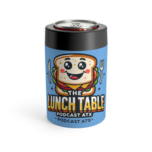 Load image into Gallery viewer, The Lunch Table Podcastatx Can Holder (light blue)
