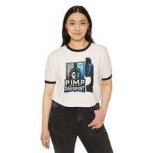 Load image into Gallery viewer, P.I.M.P. (Pain Is My Passport) Unisex Cotton Ringer T-Shirt
