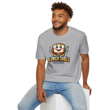 Load image into Gallery viewer, The Lunch Table Podcastatx Unisex Softstyle T-Shirt (heather red)
