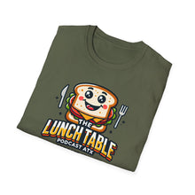 Load image into Gallery viewer, The Lunch Table Podcastatx Unisex Softstyle T-Shirt (heather red)

