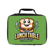 Load image into Gallery viewer, The Lunch Table Podcastatx Lunch Bag (green)
