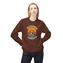 Load image into Gallery viewer, "Blessings &amp; Lessons" Unisex Midweight Softstyle Fleece Crewneck Sweatshirt
