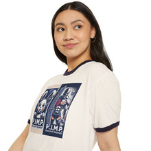 Load image into Gallery viewer, P.I.M.P. (Pain Is My Passport) Unisex Cotton Ringer T-Shirt
