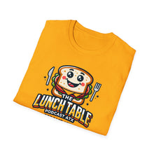 Load image into Gallery viewer, The Lunch Table Podcastatx Unisex Softstyle T-Shirt (heather red)
