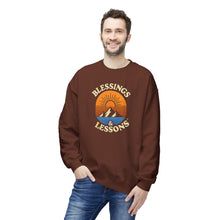 Load image into Gallery viewer, "Blessings &amp; Lessons" Unisex Midweight Softstyle Fleece Crewneck Sweatshirt
