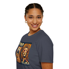 Load image into Gallery viewer, P.I.M.P. (Pain Is My Passport) Unisex Softstyle T-Shirt (lion)

