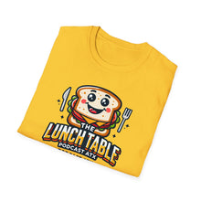 Load image into Gallery viewer, The Lunch Table Podcastatx Unisex Softstyle T-Shirt (heather red)
