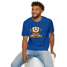 Load image into Gallery viewer, The Lunch Table Podcastatx Unisex Softstyle T-Shirt (heather red)
