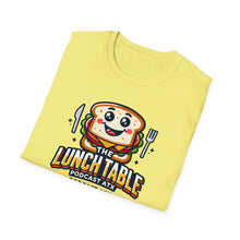 Load image into Gallery viewer, The Lunch Table Podcastatx Unisex Softstyle T-Shirt (heather red)
